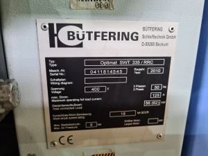 Калибровально шлифовальный станок Homag Butfering