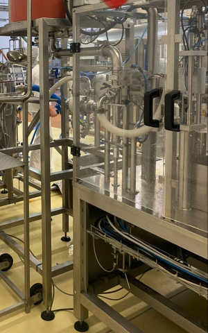 Фасовщик TDP-3M для жидких/пастообразных продуктов в готовые пакеты дой-пак