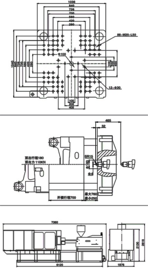 Термопластавтомат Haixing(КНР) 380 т