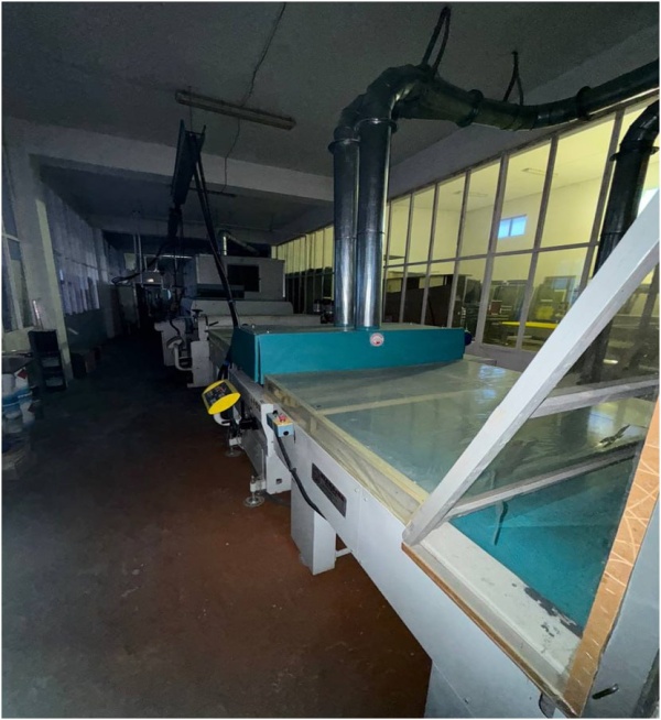 СТАНОК АВТОМАТИЧЕСКОГО НАНЕСЕНИЯ ЛАКОКРАСОЧНЫХ МАТЕРИАЛОВ