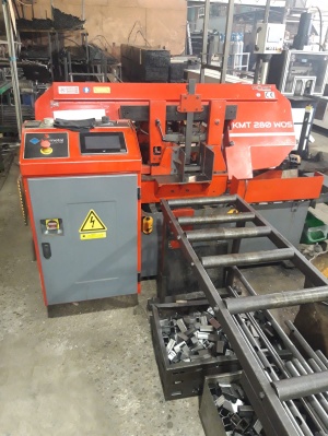 Ленточнопильный станок модели КМТ 280 WOS PLC