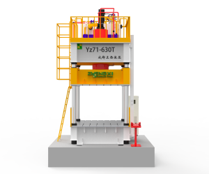 Гидравлический пресс четырёхколонный