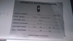 Стегальная многоигольная машина Gribetz 1300II