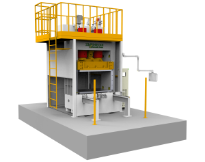 Гидравлический пресс с нагревом