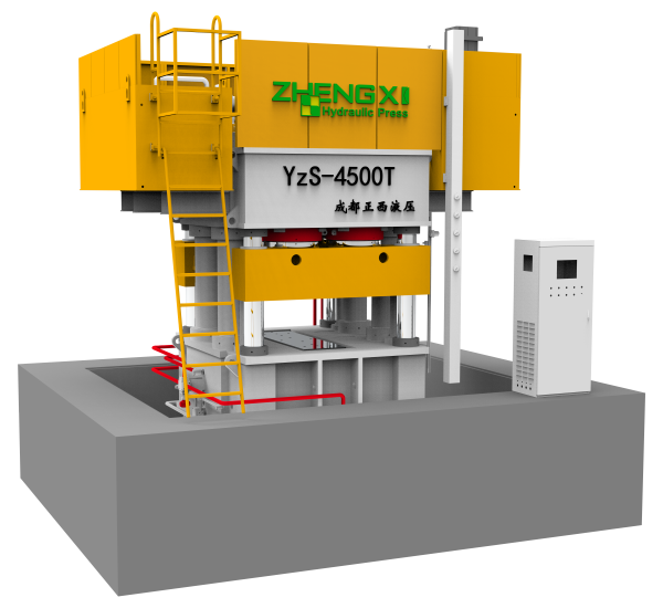 Гидравлический пресс для тиснения дверей