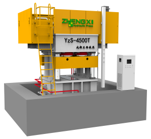 Гидравлический пресс для тиснения дверей