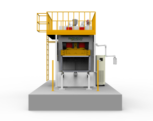 Гидравлический пресс с нагревом