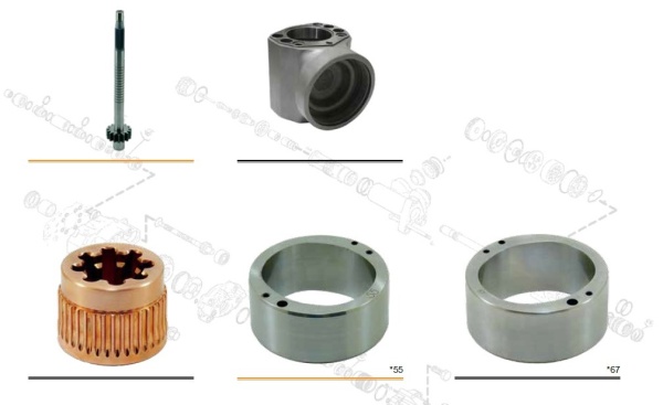Запасные части Montabert для гидроперфораторов