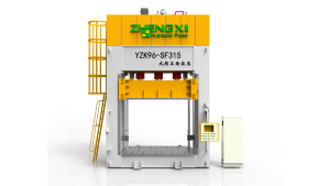 Гидравлический пресс для производства элементов интерьера автомобилей