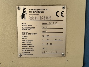 Профилегиб PBT - 25 PC TOUCH 200