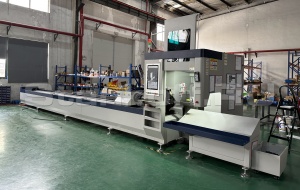 Волоконный лазерный труборез с наклонной головой A22/6000 Raycus 5-Axis