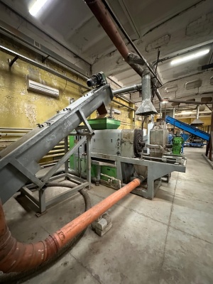 Линия мойки и гранулирования полиэтилена/полипропилена (производительность: 500 кг/ч)