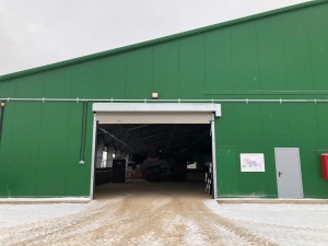 Скручивающиеся ворота для производственных помещений