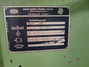 Станок плоскошлифовальный BLOHM HFS 15V