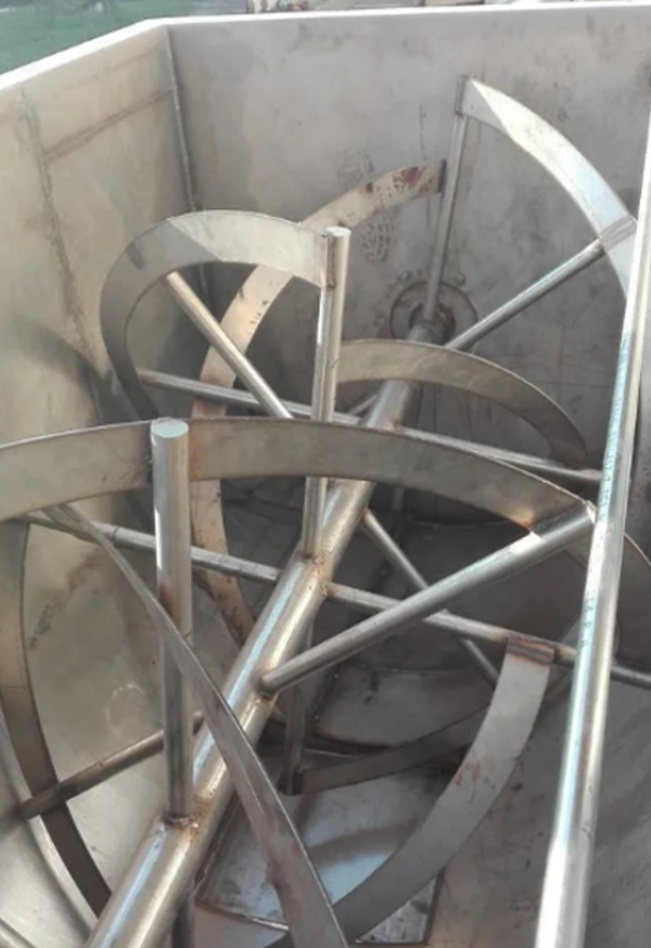 Горизонтальный смеситель высокой гомогенности смешивания