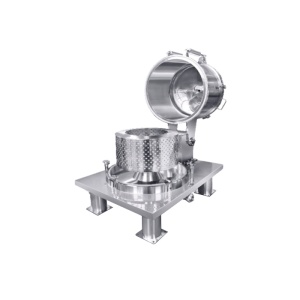 Центрифугу с плоским дном верхней выгрузкой закрытого типа с откидным корпусом PSBQ800-N