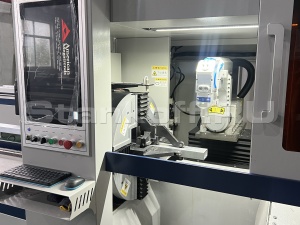 Оптоволоконный лазерный труборез с наклонной головой A16-C/6000 Raycus 5-Axis и полуавтоматической системой погрузки