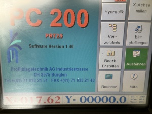 Профилегиб PBT - 25 PC TOUCH 200