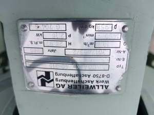 Нефтяной насос ALLWEILER CGA-Xg 40-315 с хранения