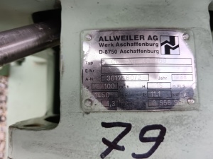 Нефтяной насос ALLWEILER CGA-Xg 100-250 с хранения