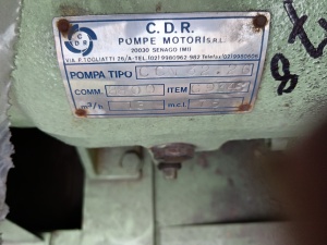 Нефтяной насос C.D.R. CCN 32.26 с хранения