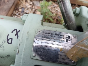 Нефтяной насос ALLWEILER CGA-Xfg 32-160 с хранения