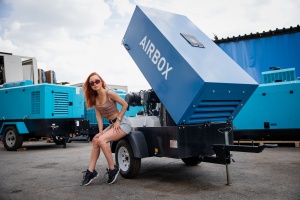 Дизельный компрессор Atlas Copco 5 м3