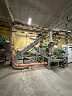 Линия мойки и гранулирования полиэтилена/полипропилена (производительность: 500 кг/ч)