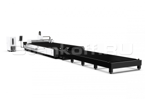 Оптоволоконный лазер для резки металла со сменным столом XTC-1560E/6000 Raycus