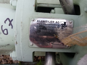 Нефтяной насос ALLWEILER CGA-Xfg 32-160 с хранения