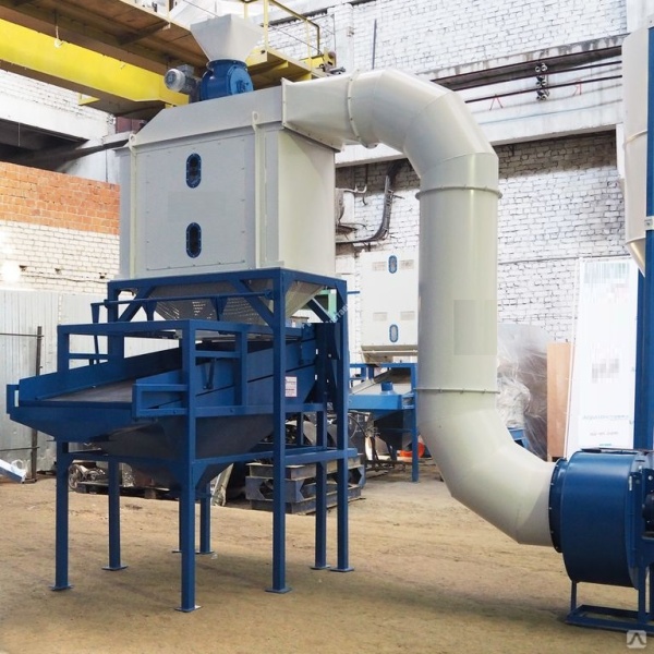 Охладительная колонна гранул