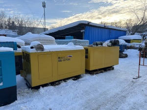 Компрессор дизельный КВ-12/12С для буровой