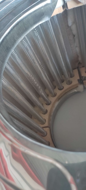 ТЭН стеклянный хомутовый