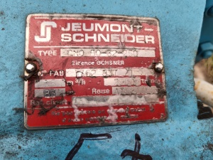 Нефтяной насос Jeumont-schneider CNO 50-32-250 с хранения