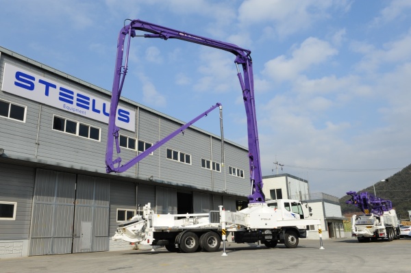 Автобетононасос STEELUS SPT41R4 шасси DAEWOO NOVUS CL8KR