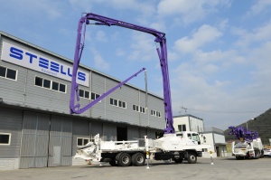 Автобетононасос STEELUS SPT41R4 шасси DAEWOO NOVUS CL8KR