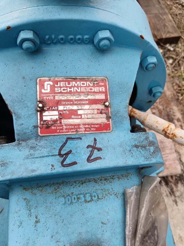 Нефтяной насос Jeumont-schneider CNO 50-32-250 с хранения