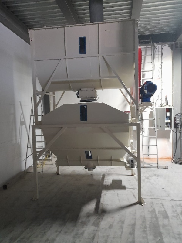 Высокоэффективный двухвальный лопастной смеситель горизонтальный