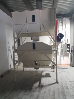 Высокоэффективный двухвальный лопастной смеситель горизонтальный