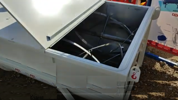 Горизонтальный ленточный смеситель двухвальный