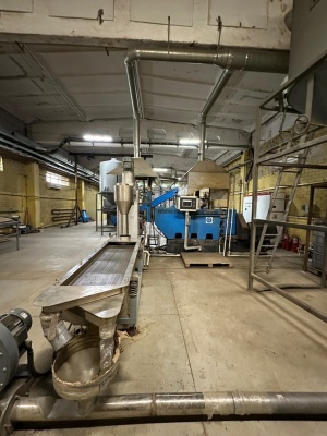 Линия мойки и гранулирования полиэтилена/полипропилена (производительность: 500 кг/ч)