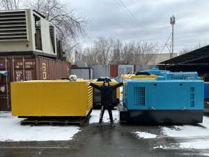 Компрессор дизельный КВ-12/12С для буровой