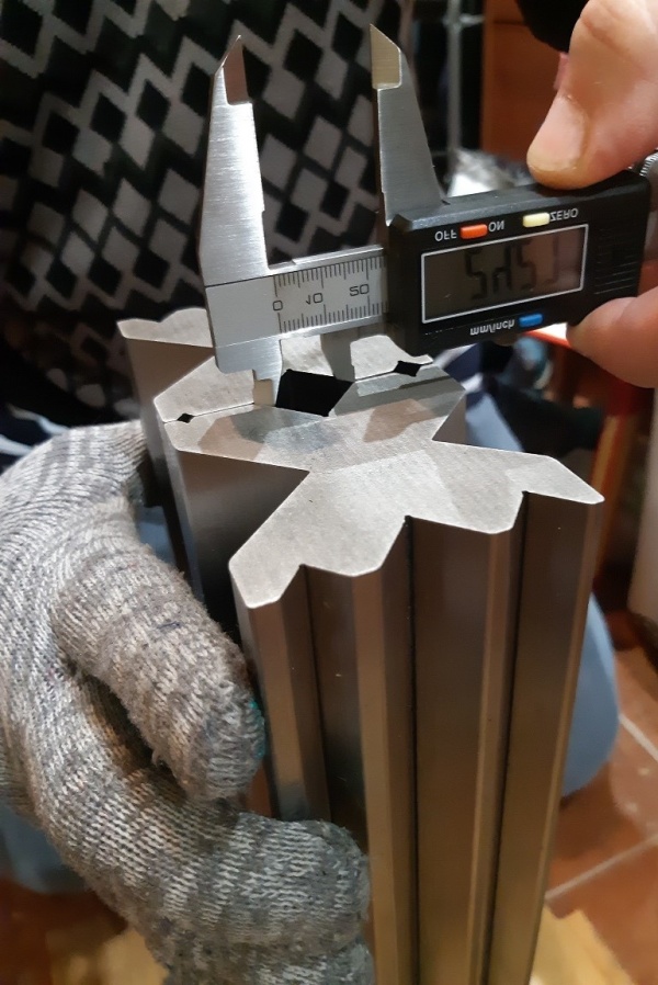 Матрица для листогиба 65х65х500мм комплект 5 штук