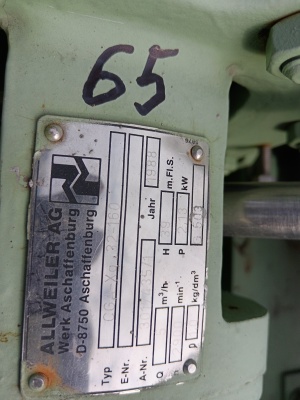 Нефтяной насос ALLWEILER CGA-Xg 32-160 с хранения