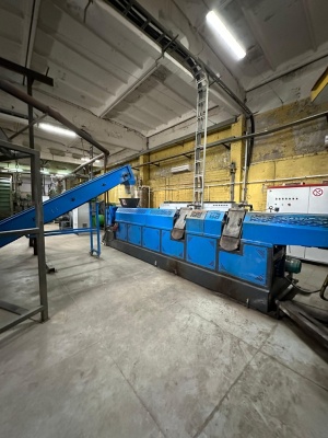 Линия мойки и гранулирования полиэтилена/полипропилена (производительность: 500 кг/ч)