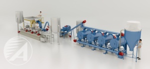 Линия Я8-ФОБ производства мясокостной муки, рыбной муки, кровяной муки и вытопки жира