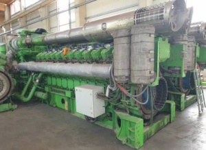 ГПД Jenbacher Генераторная установка с газовым двигателем JGS 612, 2 000 Квт, 6,3 кВ