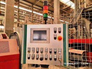 Промостар - Прокатная линия для перемотки и растяжения (Stretching) проволоки с горизонтальным намотчиком