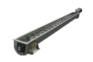 Конвейер шнековый в желобе