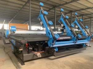 Стол резки стекла с загрузчиком